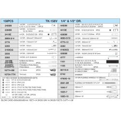   158 1/4", 1/2" (TK-158V) HANS