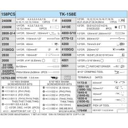 HANS.   158  1/4", 1/2" (TK-158E)