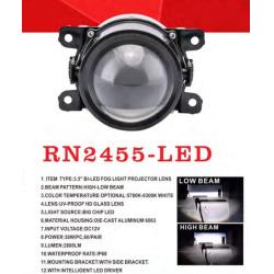  .  Renault/HD/NS/MB/SZ Cars/RN-2455L/LED-12V30W/High-Low/. (RN-2455-LED H/L)