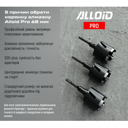 Alloid Pro. ������� ������� �� ������ SDS-plus 68��