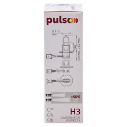 PULSO/ H3/PK22S 12v55w+50% X-treme Vision/c/box