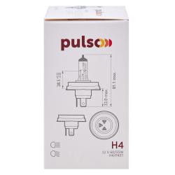  PULSO/ H4/P45T 12v60/55w clear/c/box