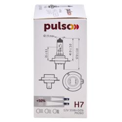  PULSO/ H7/PX26D 12v55w+50% X-treme Vision/c/box