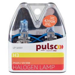  PULSO/ H3/PK22S 12v55w super white/plastic box