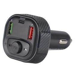  FM, VOIN W-3386, 12-24V 2 USB 4.8A, 1 Type C, BT5.0, Hands free, 
