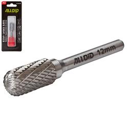 Alloid Pro. Борфреза твердосплавная по металлу, тип C, D-12мм, d-6мм, L-70мм