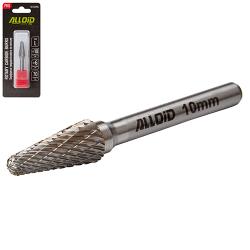 Alloid Pro. Борфреза твердосплавная по металлу, тип L, D-10мм, d-6мм, L-70мм