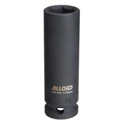 Торцева головка ударна глибока 1/2"DR, 17 мм. Alloid. GUG-51117