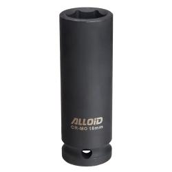 Торцева головка ударна глибока 1/2"DR, 18 мм. Alloid. GUG-51118