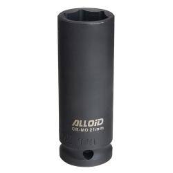 Торцева головка ударна глибока 1/2"DR, 21 мм. Alloid. GUG-51121