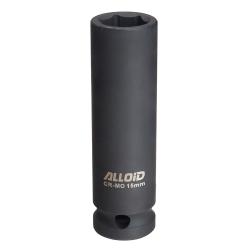 Торцева головка ударна глибока 1/2"DR, 15 мм. Alloid. GUG-51115