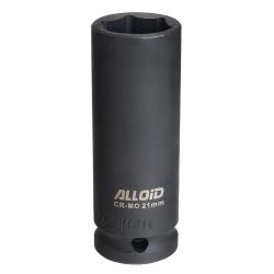 Торцева головка ударна глибока 1/2"DR, 21 мм. Alloid. GUG-51121