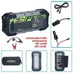 �����-�������� ������� ARMOR JS-700 20000mAh/74Wh/12V START-600A/3000A/DC 150W/�i����