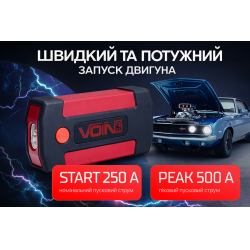 �����-�������� ������� VOIN JS-500 9000mAh/33,3Wh/12V START-250A/500A/�i����