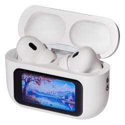 ��������� ��������� TWS BOROFONE BW76 White, bluetooth 5.4, ANC, ��������� �����