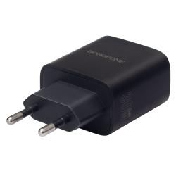 ��������� �������� �������� �������  BOROFONE BA98A USB-C1/C2:30W, USB-A?18W Black