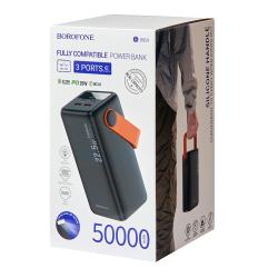 Power bank Borofone BJ66A 50000 mAh 22,5W+PD20W Black, LED �������, �������