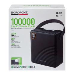 Power bank Borofone BJ85 100000 mAh 22,5W+PD20W Black, LED �������, �������