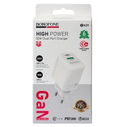 ��������� �������� �������  BOROFONE BN29 PD30W+QC3.0 18W White