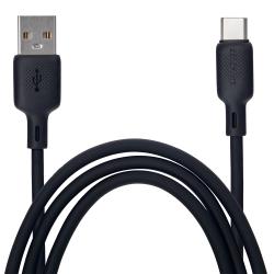 ������ BOROFONE BX113BK, USB - Type-C 3�, 1m, Black (������ �������/�������� �����)