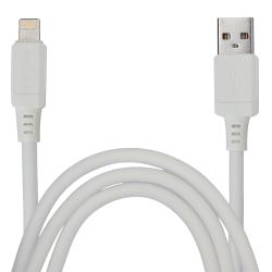 ������ BOROFONE BX115W, USB - Lightning 2.4�, 1m, White (������ �������/�������� �����)