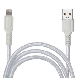 ������ BOROFONE BX116W, USB - Lightning 2.4�, 1m, White (������ �������/�������� �����)
