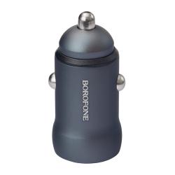 ������������ �������� ������� BOROFONE BZ32, USB-C: 30W (PD/QC/FCP/AFC) Metal gray