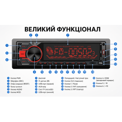 ������������� Pulso-1020211: DSP, ������� LCD-�������, RGB-�������, USB, FM, RCA, ���������� 4?50 ��, Bluetooth.