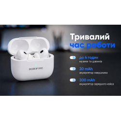 ��������� ��������� TWS BOROFONE BW59 White, bluetooth 5.3