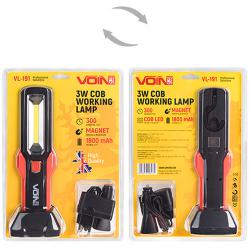   "VOIN" VL-191 12V/220V/3W-COB+2 LED-//USB+microUSB// (VL-191)