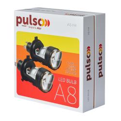 ����� PULSO A8/H4-H/L/LED-chips 3570/9-24v/2*55W/6000Lm/6000K
