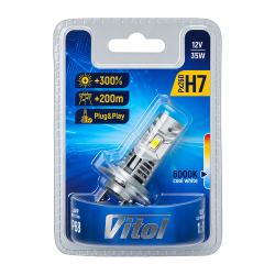 ����� VITOL LV1-H7/LED-chips 3570 CSP/9-18v/35w/3000Lm/6000K