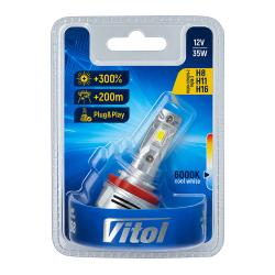 ����� VITOL LV1-H8/H11/H16 /LED-chips 3570 CSP/9-18v/35w/3000Lm/6000K