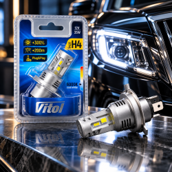 ����� VITOL LV1-H4/LED-chips 3570 CSP/9-18v/35w/3000Lm/6000K