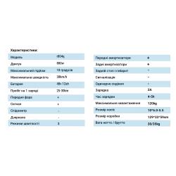 ������������� Citycoco Light 800W, 48V8.8Ah, Green (r804q/800Gn)