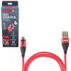 Кабель магнітний VOIN USB - Micro USB 3А, 1m, red (швидка зарядка / передача даних)