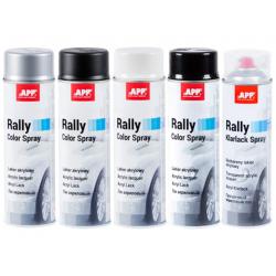 APP Краска аэрозольная Rally Color Spray, серебристая 500ml (210104)