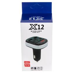 Модулятор FM 5в1 X12 12-24v Bluetooth