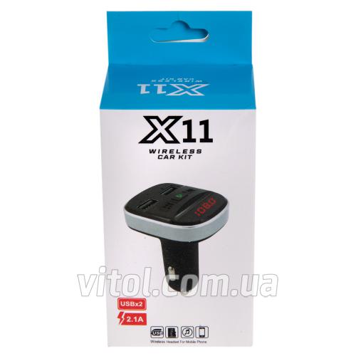 Модулятор FM 5в1 X11 12-24v Bluetooth