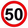 Наклейка знак "50"