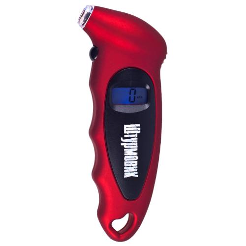 Манометр Штурмовик/AC-107/LCD дисплей/LED/psi-bar-кg/см2-kpa/0~7