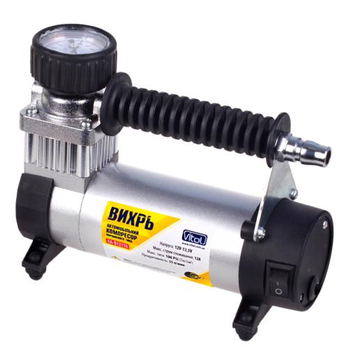 Компрессор "Вихрь" КА-В12170 100psi/12Amp/35л/прикур.+переходник/шланг 2,0м (КА-В12170)