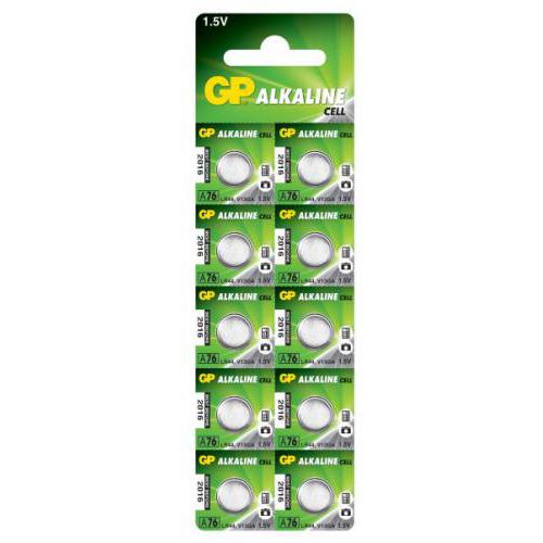 Батарейка GP ALKALINE лужна A76 357 SR44 LR44 G13 (10 шт на блістері)