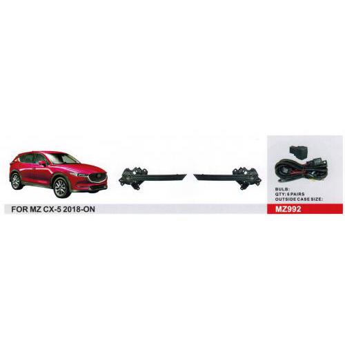 Фари дод. модель Mazda CX-5 2018-/MZ-992L/LED-10W/ел.проводка