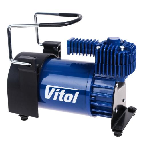 Компрессор "ViTOL" K-55 150psi/23Amp/50л/шланг 5,0м с дефлятором/клеммы (K-55)