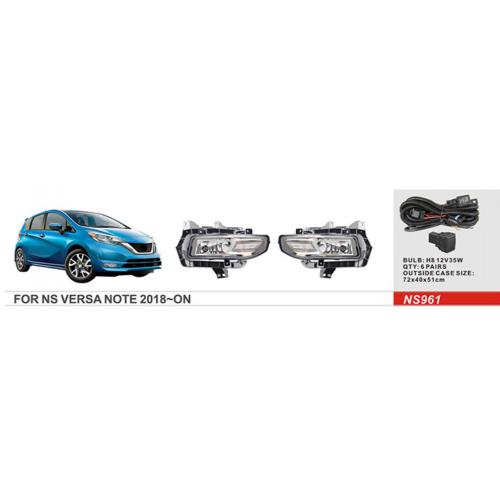 Фари дод.модель Nissan Versa Note 2018-/NS-961/H8-12V35W/eл.проводка