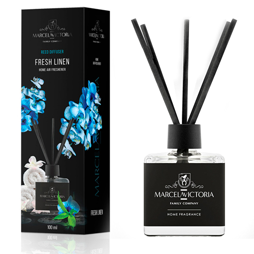 Ароматизатор рідкий для дому/офісу Tasotti "Reed diffuser" 100ml Fresh Linen