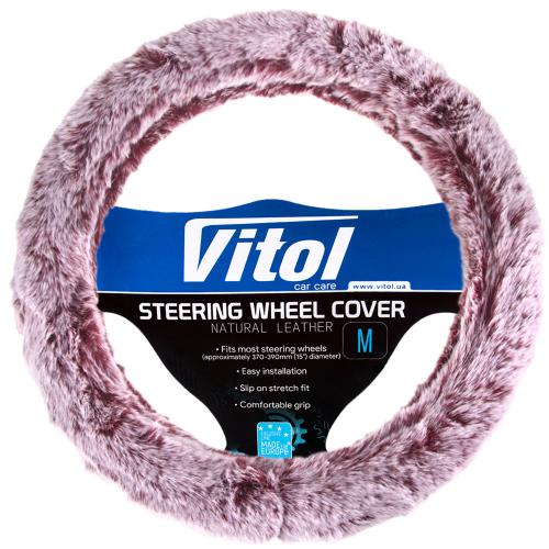 Чехол руля VLOD-F101 WH/MRN M кашт/БО (VLOD-F101 WH/MRN M)