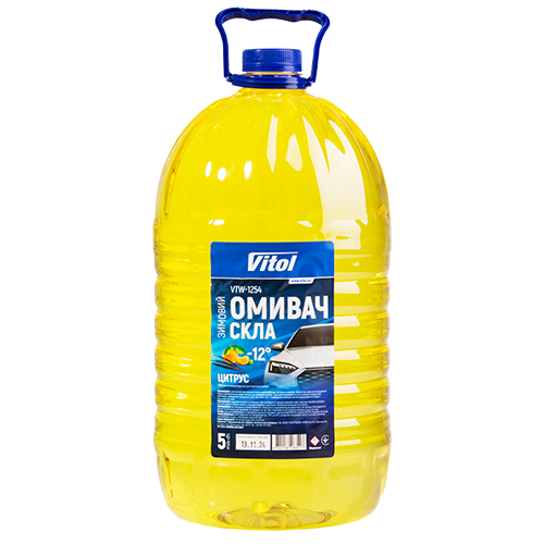 Омивач скла зимовий VITOL "-12" Цитрус 5л
