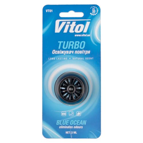 Освіжувач повітря Vitol Turbo Blue Ocean